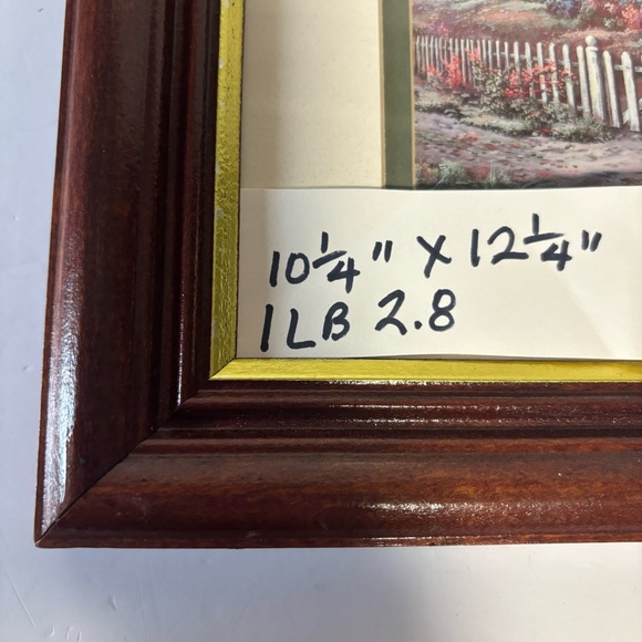 2 Matted Cottage Pics Wooden frames 10X12 - Picture 8 of 8